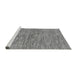 Sideview of Machine Washable Abstract Gray Modern Rug, wshabs97gry