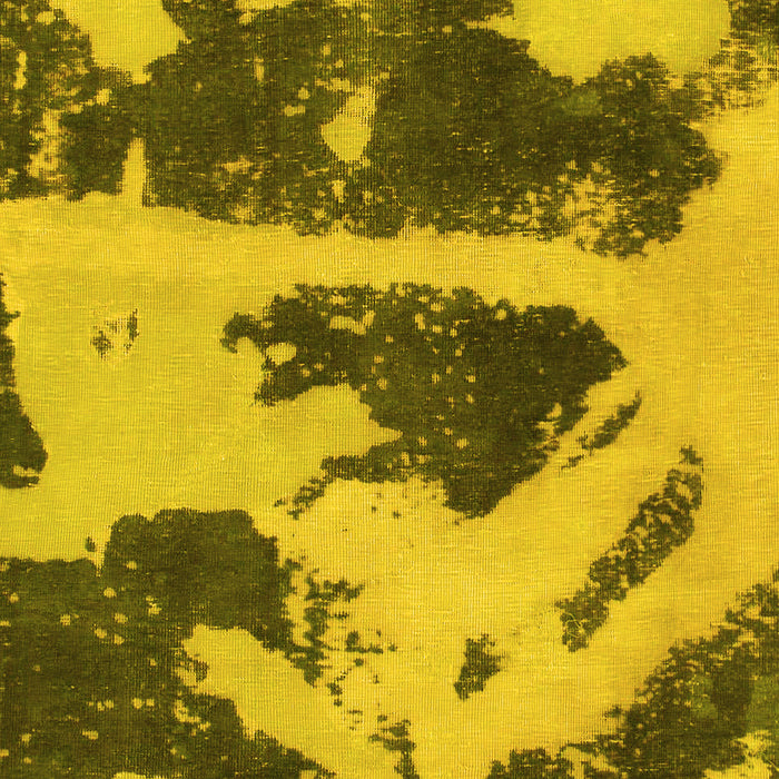 Abstract Yellow Modern Rug, abs980yw