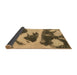 Sideview of Abstract Brown Modern Rug, abs980brn