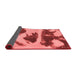 Abstract Red Modern Area Rugs