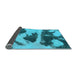 Sideview of Abstract Light Blue Modern Rug, abs980lblu