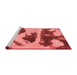 Modern Red Washable Rugs