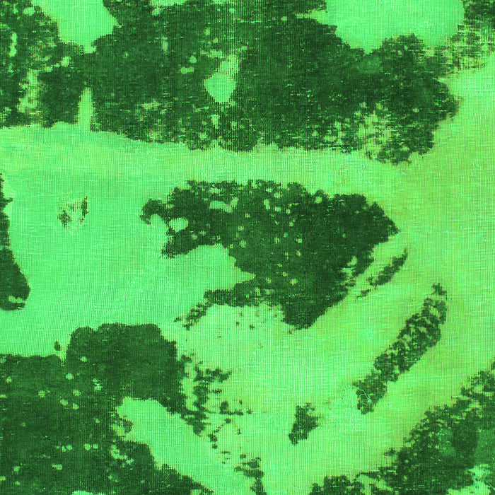 Machine Washable Abstract Green Modern Area Rugs, wshabs980grn