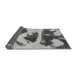 Sideview of Abstract Gray Modern Rug, abs980gry