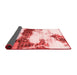 Abstract Red Modern Area Rugs