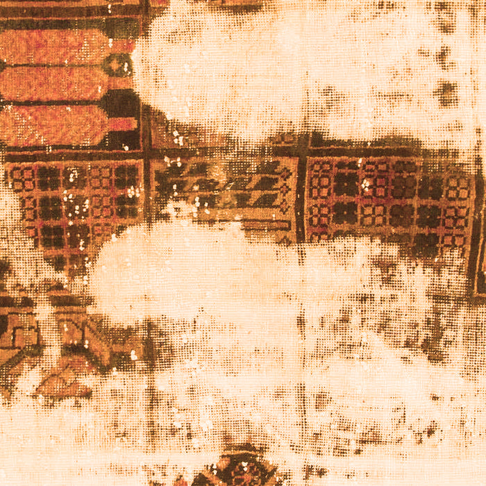 Machine Washable Abstract Orange Modern Area Rugs, wshabs981org