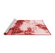 Modern Red Washable Rugs