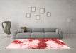 Modern Red Washable Rugs