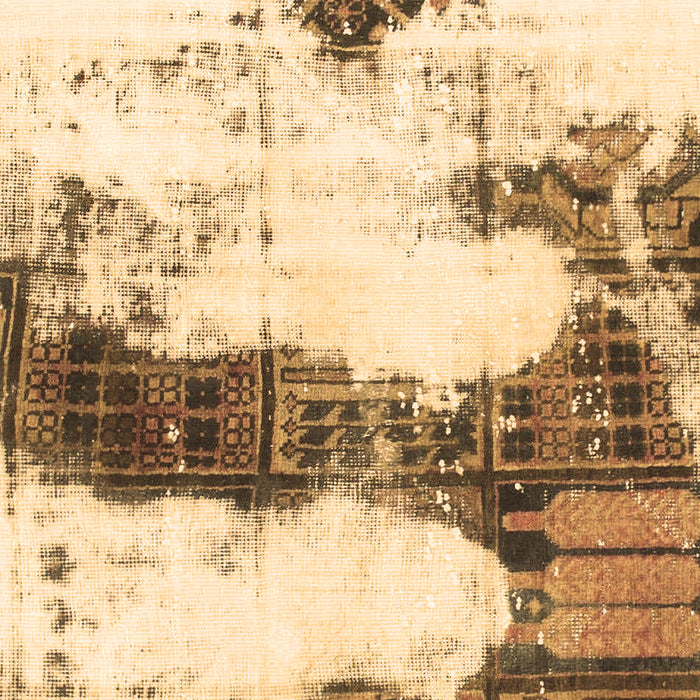 Abstract Brown Modern Rug, abs981brn