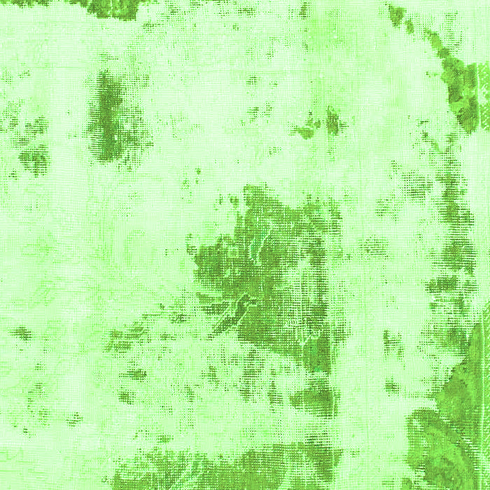 Abstract Green Modern Rug, abs982grn
