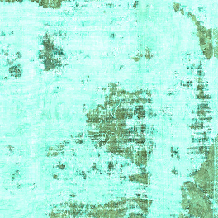 Abstract Turquoise Modern Rug, abs982turq
