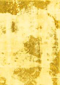 Abstract Yellow Modern Rug, abs982yw