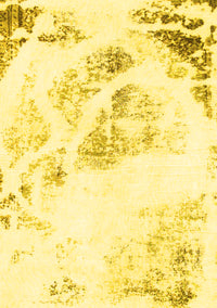 Abstract Yellow Modern Rug, abs983yw