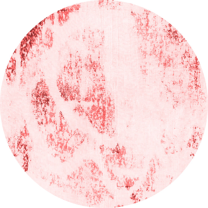 Machine Washable Abstract Red Modern Rug, wshabs983red