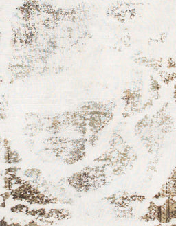 Abstract Off White Beige Modern Rug, abs983
