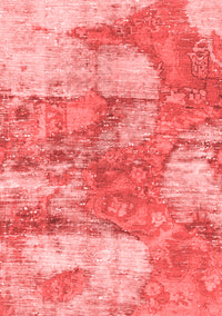 Abstract Red Modern Rug, abs984red