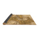 Sideview of Abstract Brown Modern Rug, abs984brn