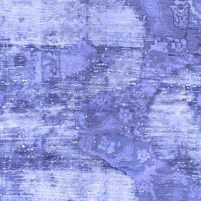Abstract Blue Modern Rug, abs984blu