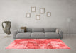 Modern Red Washable Rugs