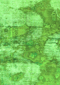 Abstract Green Modern Rug, abs984grn