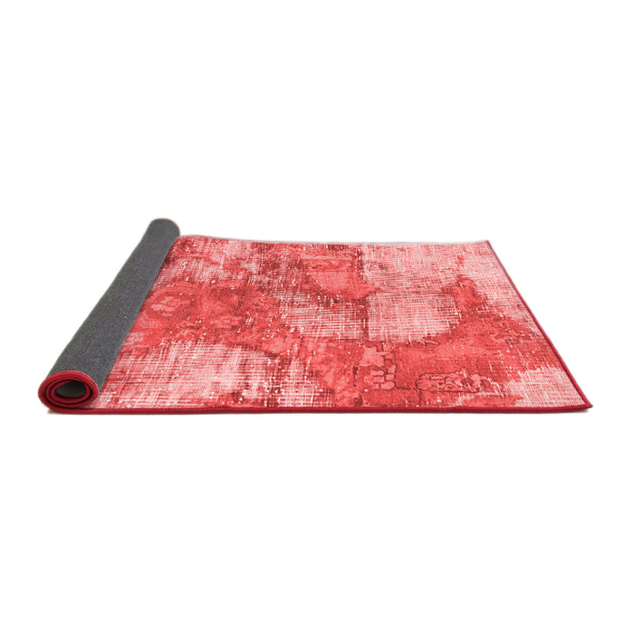 Abstract Red Modern Area Rugs