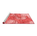 Modern Red Washable Rugs