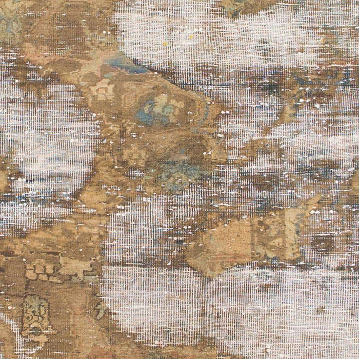 Machine Washable Abstract Dark Gold Brown Rug, wshabs984