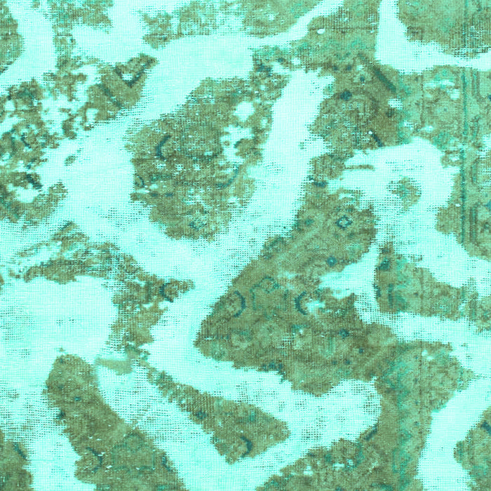 Abstract Turquoise Modern Rug, abs985turq