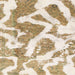 Square Machine Washable Abstract Wheat Beige Rug, wshabs985