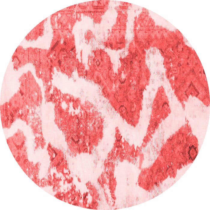 Machine Washable Abstract Red Modern Rug, wshabs985red