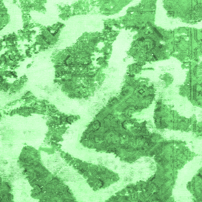 Machine Washable Abstract Emerald Green Modern Area Rugs, wshabs985emgrn