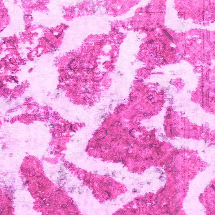 Machine Washable Abstract Pink Modern Rug, wshabs985pnk