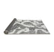 Sideview of Abstract Gray Modern Rug, abs985gry