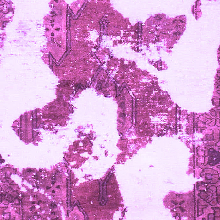 Machine Washable Abstract Purple Modern Area Rugs, wshabs986pur