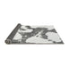 Sideview of Abstract Gray Modern Rug, abs986gry