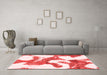 Modern Red Washable Rugs