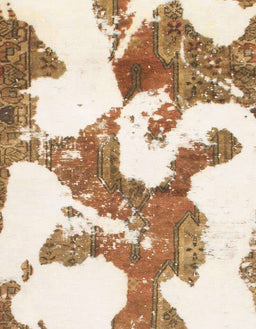 Abstract Chocolate Brown Modern Rug, abs986