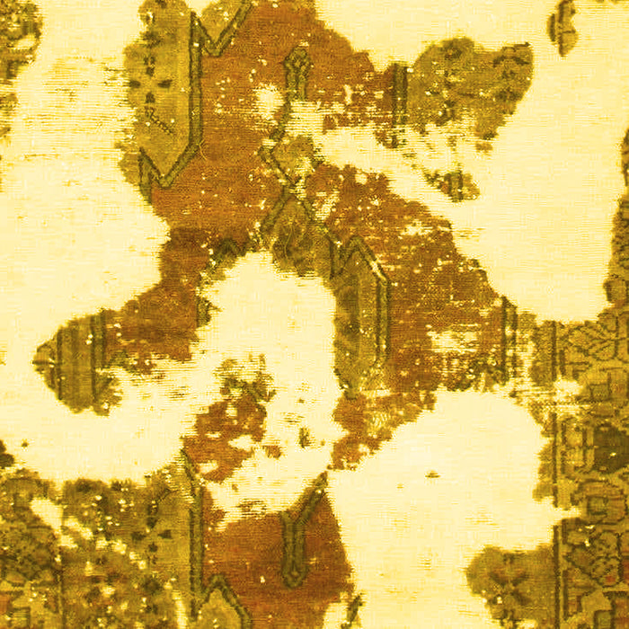 Abstract Yellow Modern Rug, abs986yw