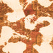 Square Abstract Orange Modern Rug, abs986org