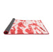 Abstract Red Modern Area Rugs