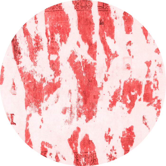 Abstract Red Modern Rug, abs987red