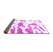 Sideview of Abstract Purple Modern Rug, abs987pur