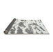 Sideview of Abstract Gray Modern Rug, abs987gry