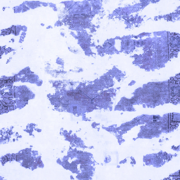 Machine Washable Abstract Blue Modern Rug, wshabs987blu