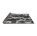 Sideview of Abstract Gray Modern Rug, abs988gry