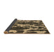 Sideview of Abstract Brown Modern Rug, abs988brn