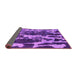 Sideview of Abstract Pink Modern Rug, abs988pnk