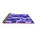 Sideview of Abstract Purple Modern Rug, abs988pur