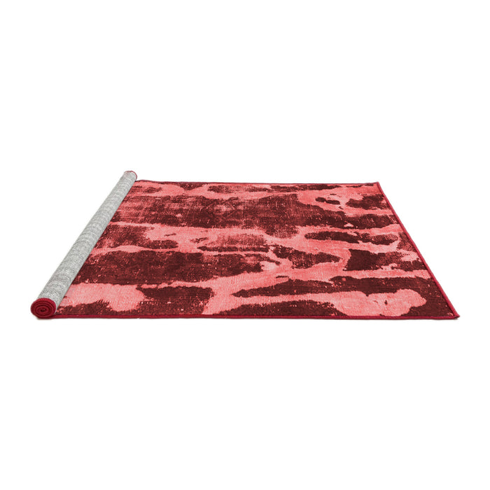 Modern Red Washable Rugs