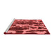 Modern Red Washable Rugs